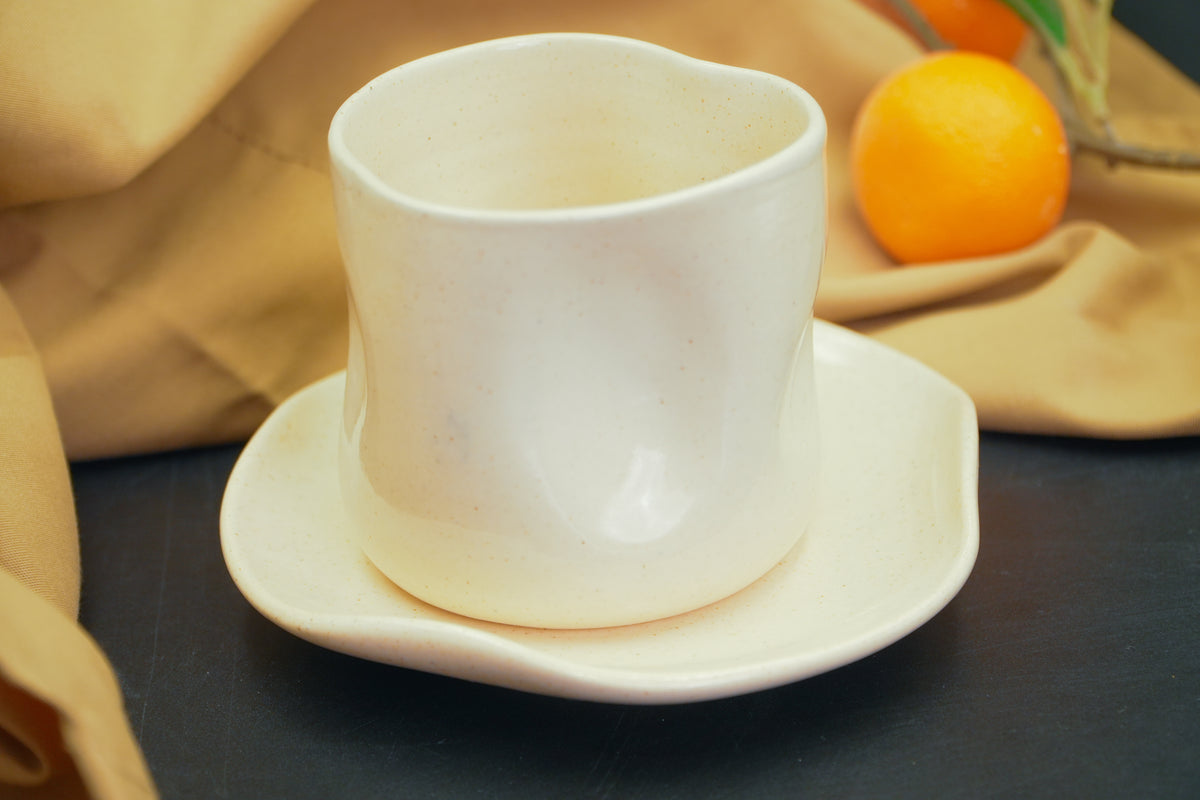 Ivory Bent Cup Set