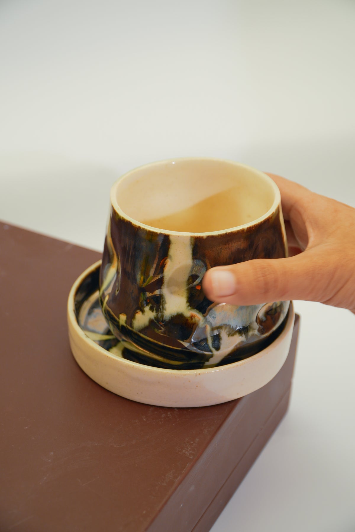 Bent Metallic Cup