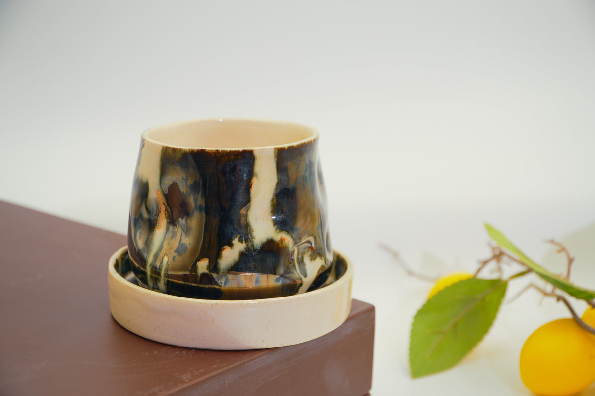 Bent Metallic Cup