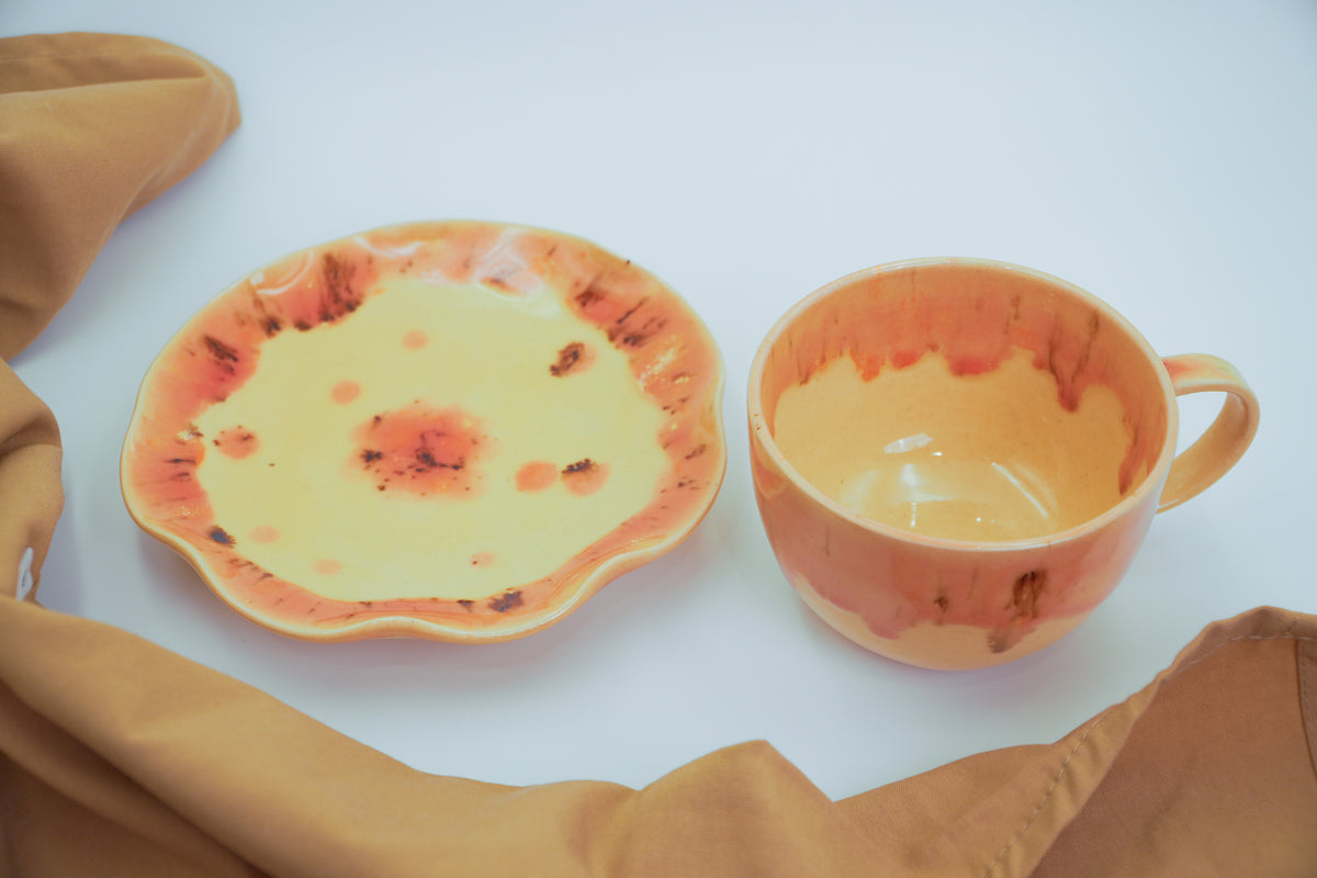 Peach Drip Set